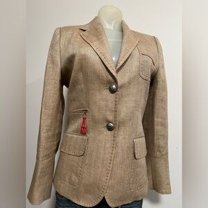 The extreme collection British chick blazer like new size 10 petite in america
